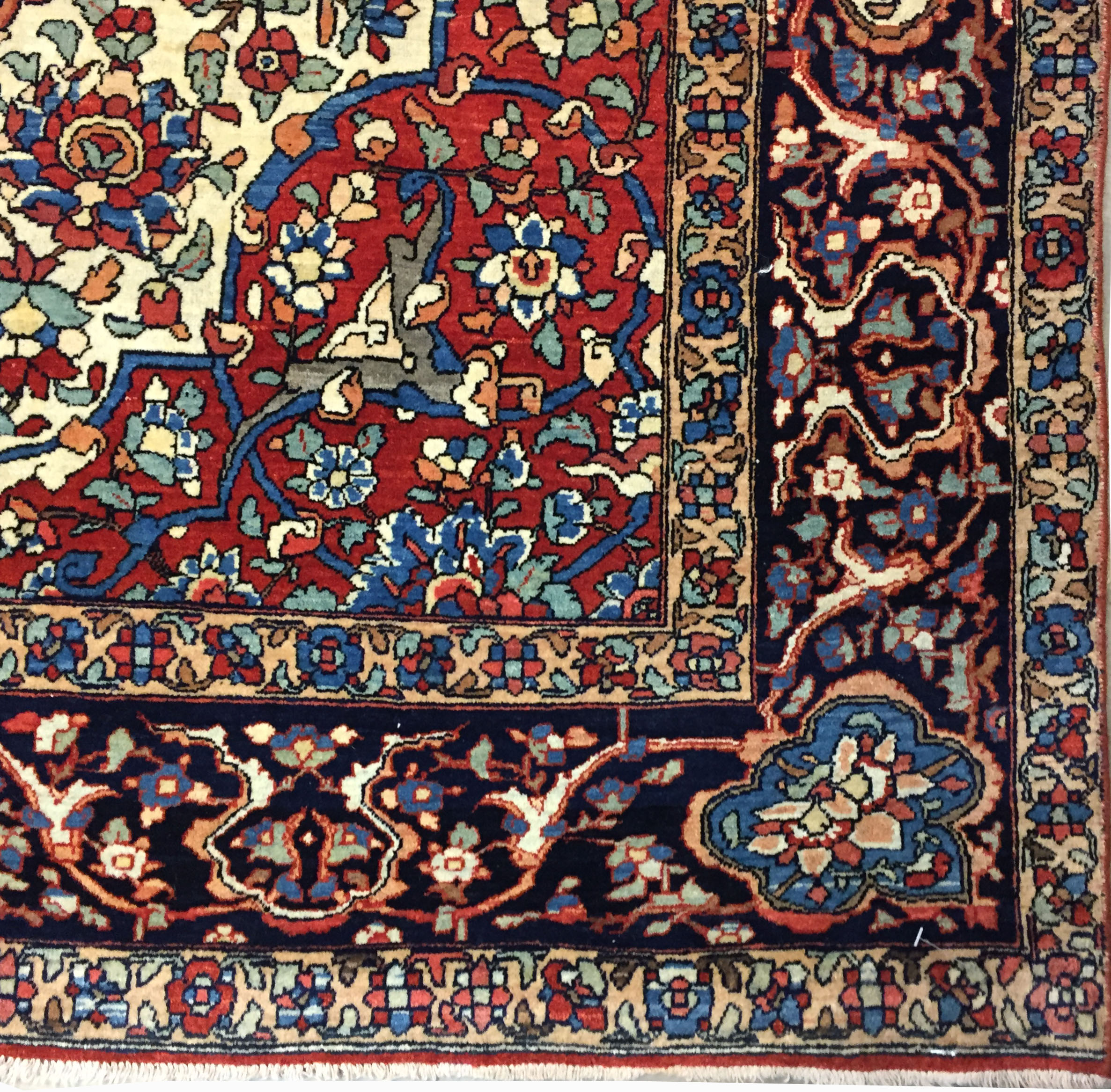 Vintage Persian Isfahan Rug CU1352 Lavender Oriental Carpets
