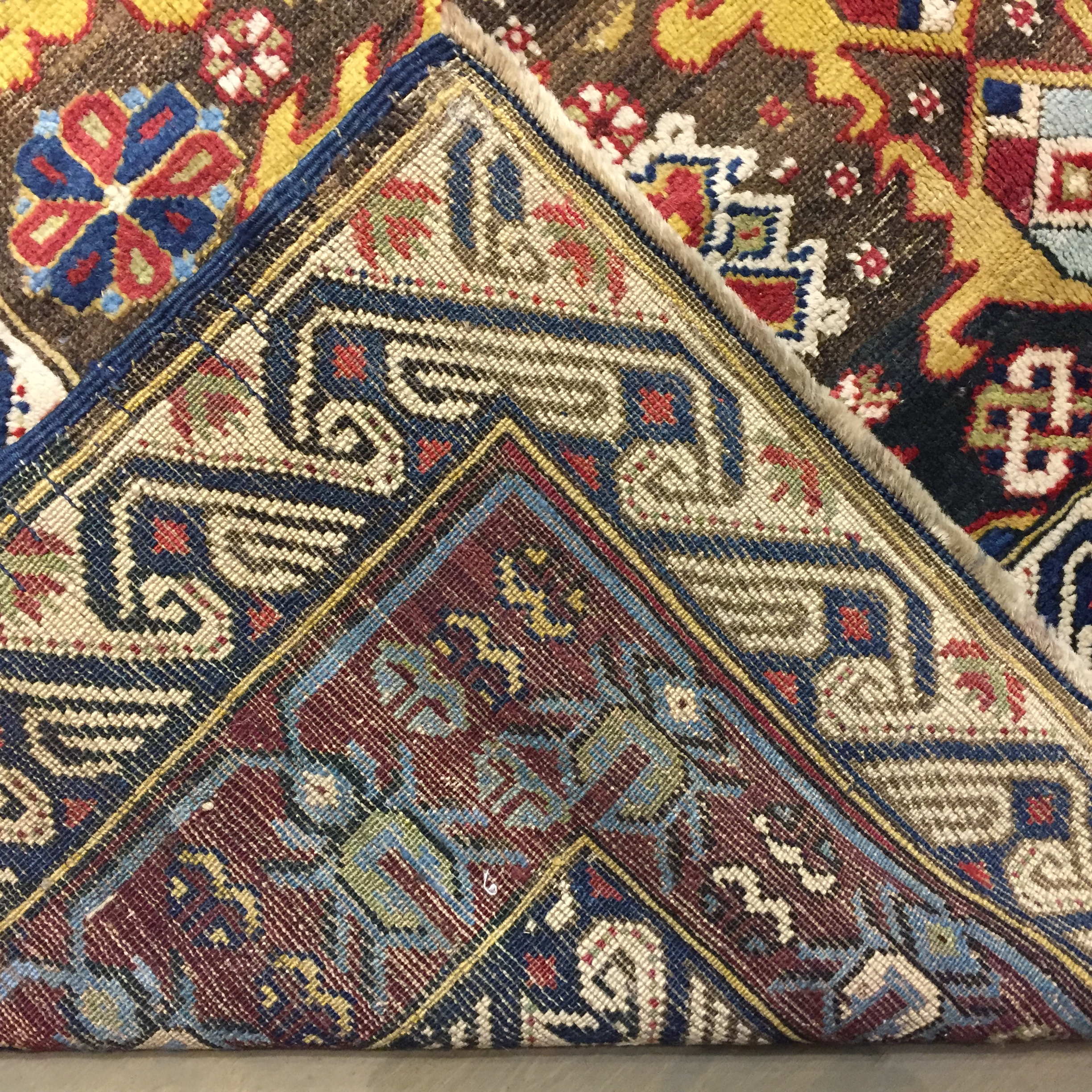 Antique Caucasian Seychour Rug CU1353 Lavender Oriental Carpets