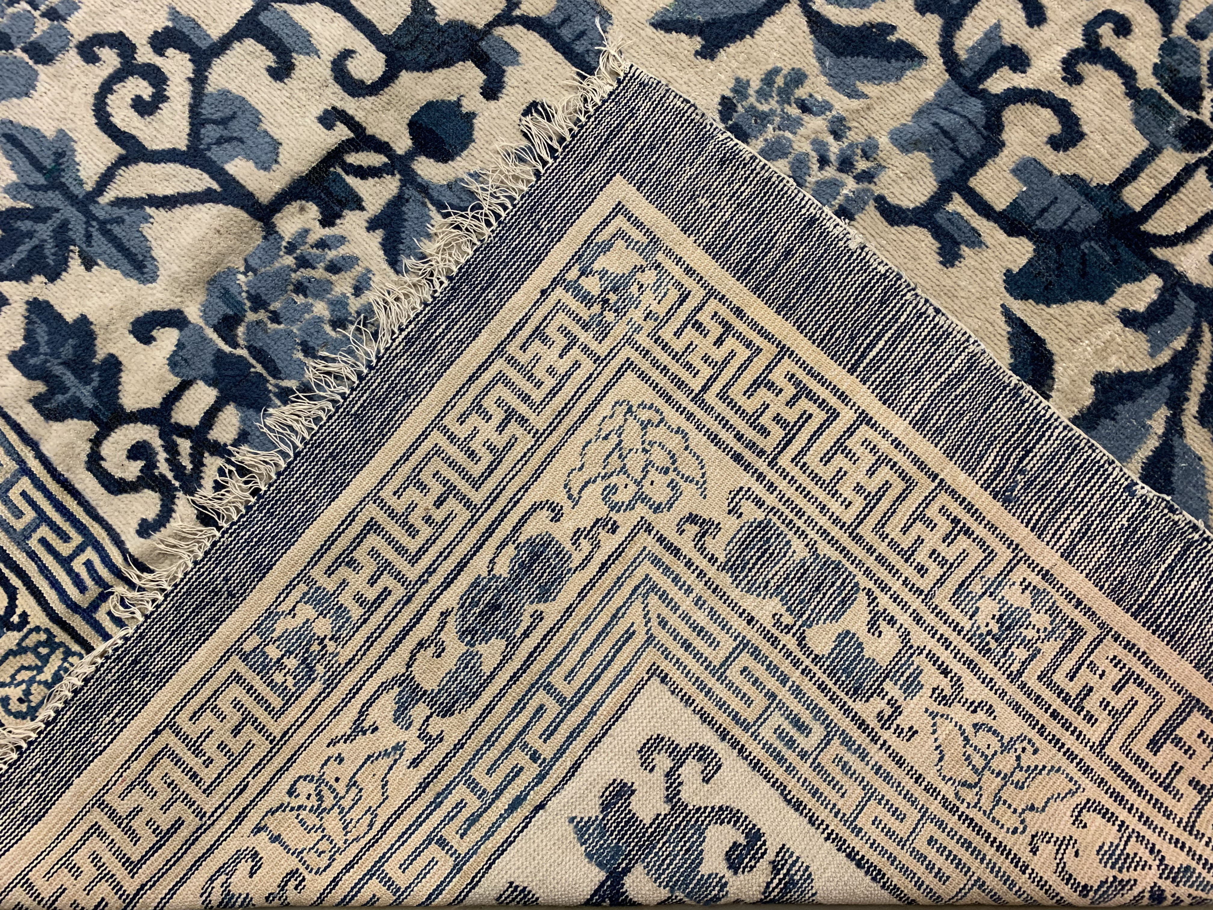 Download Antique Chinese Square Peeking Rug - CU-1453 - Lavender ...
