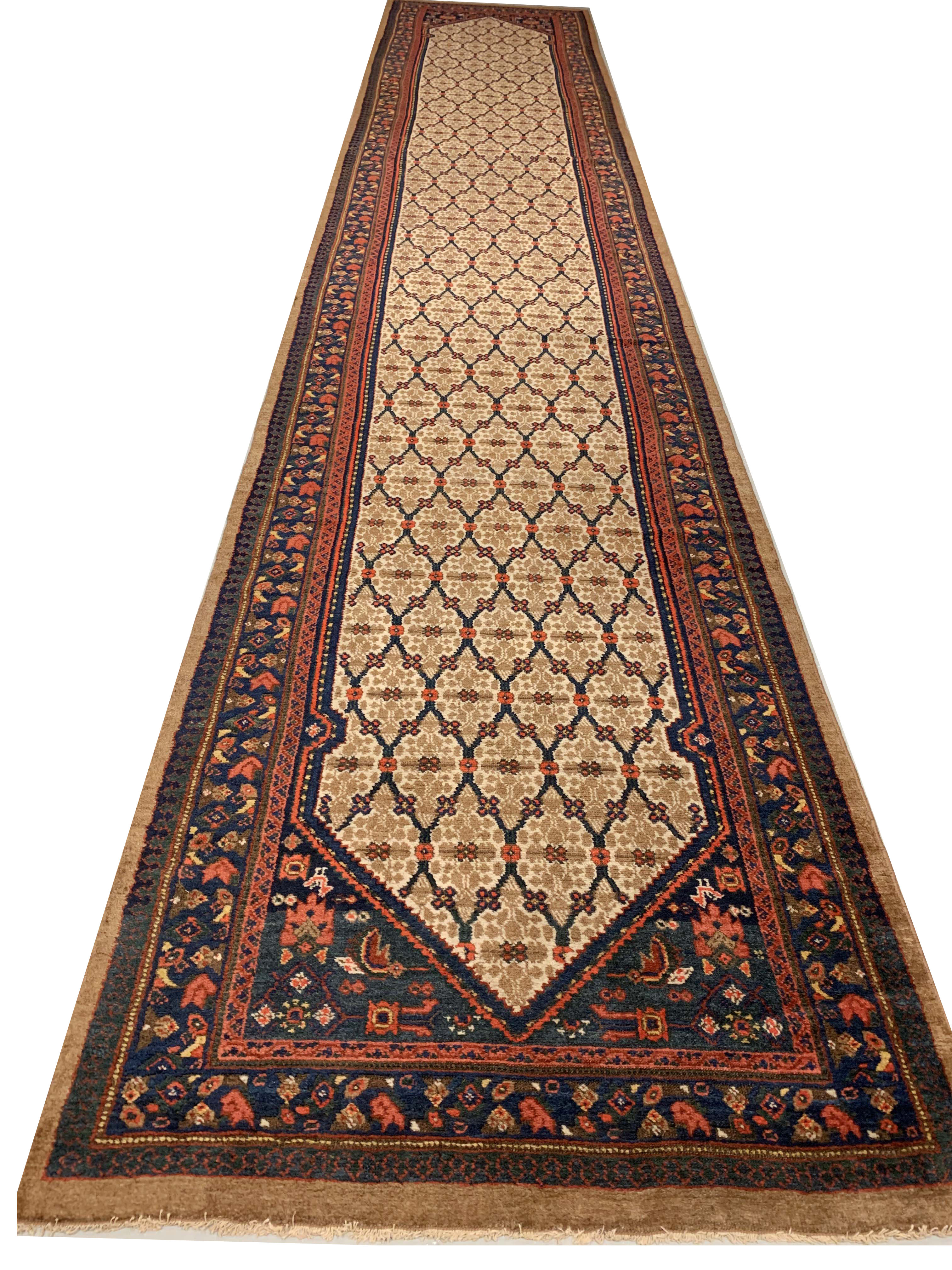 Vintage Camel Hair Serab Runner CU1460 Lavender Oriental Carpets