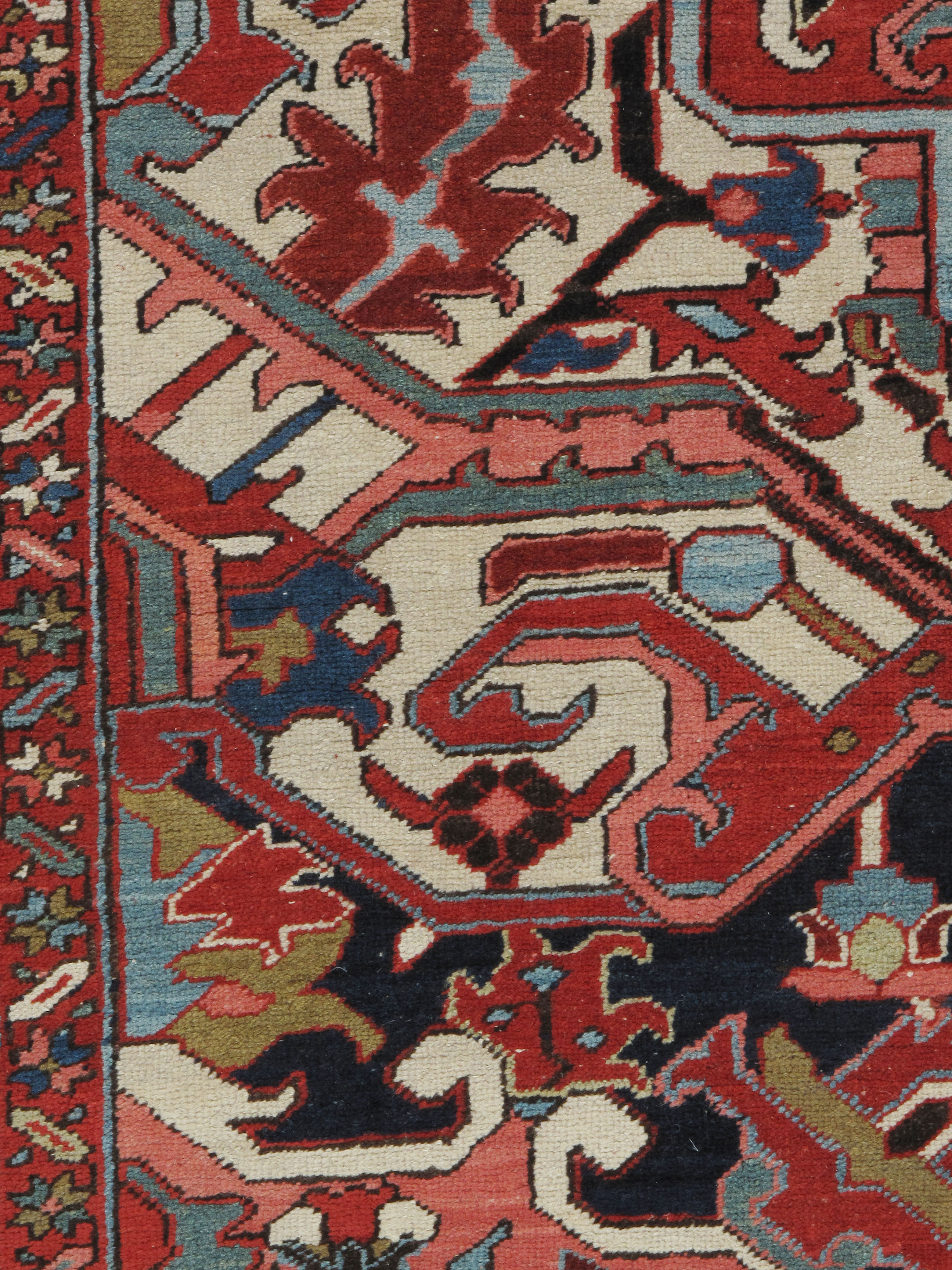 Antique Persian Heriz Serapi Rug CU1475 Lavender Oriental Carpets