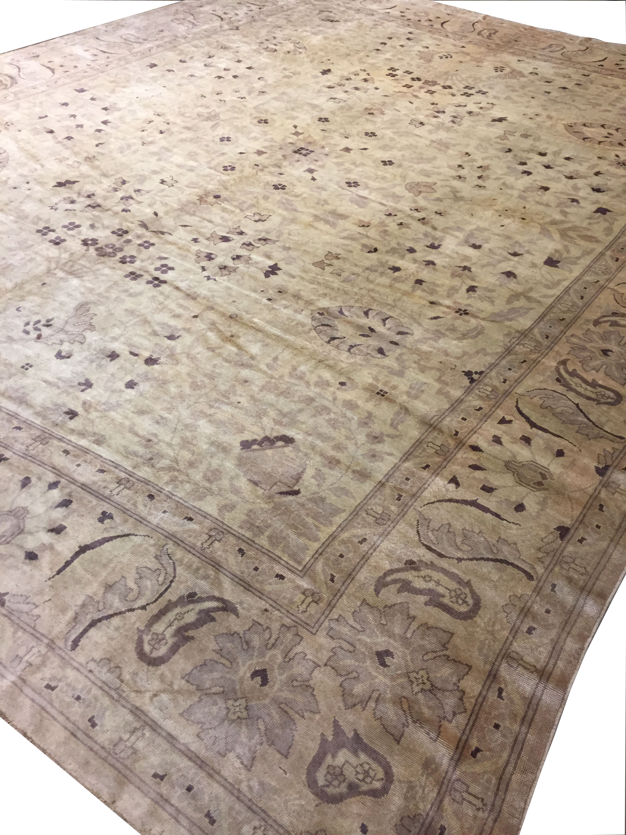 European Oushak Style Rug CU332 Lavender Oriental Carpets