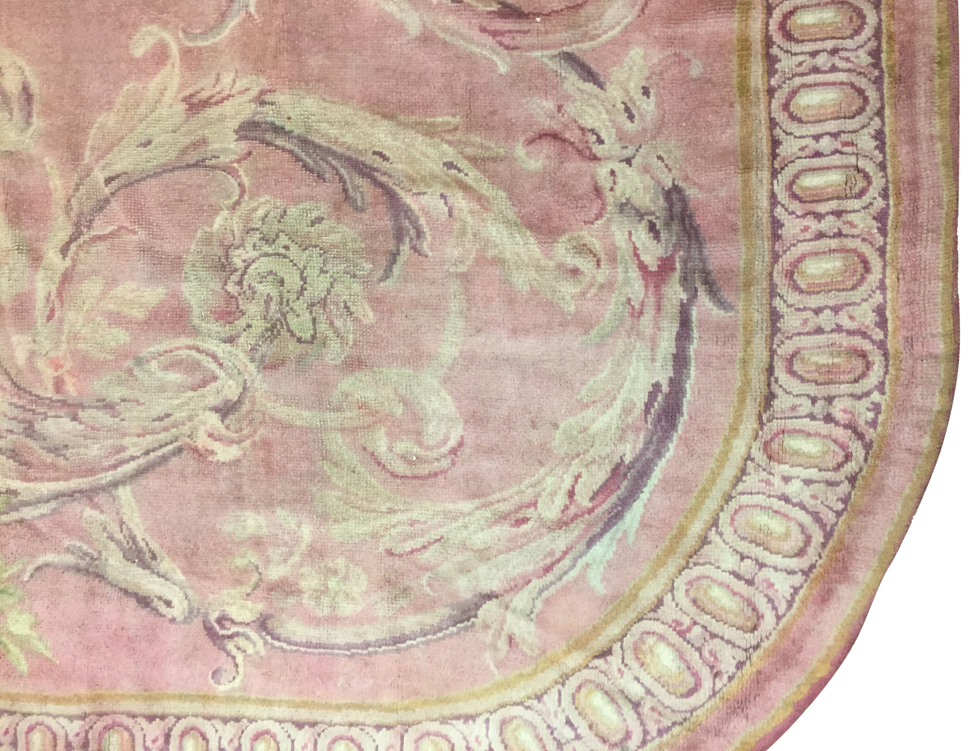 Antique French Savonnerie Rug CU721 Lavender Oriental Carpets