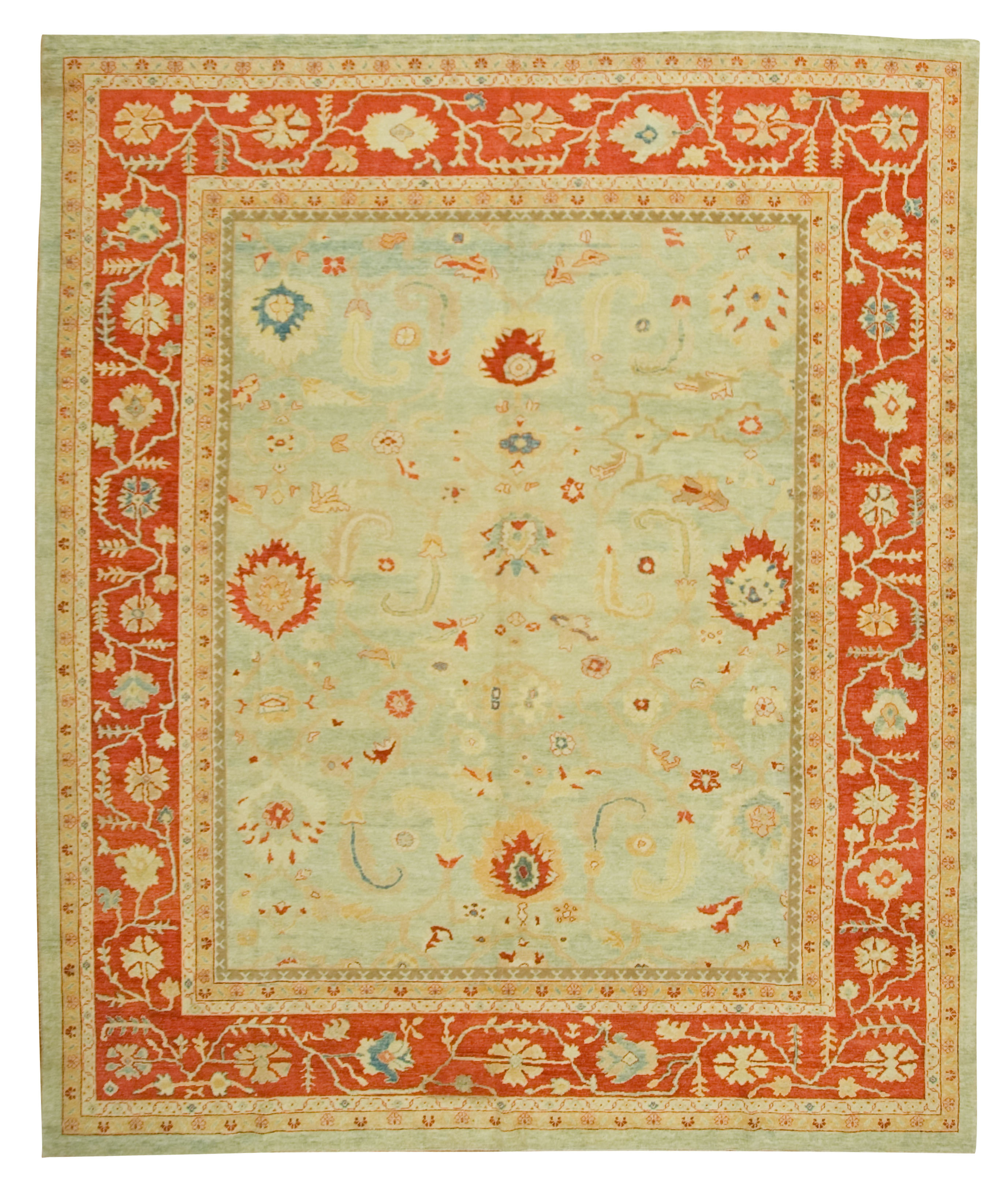 Oushak Style Rug D1110 Lavender Oriental Carpets