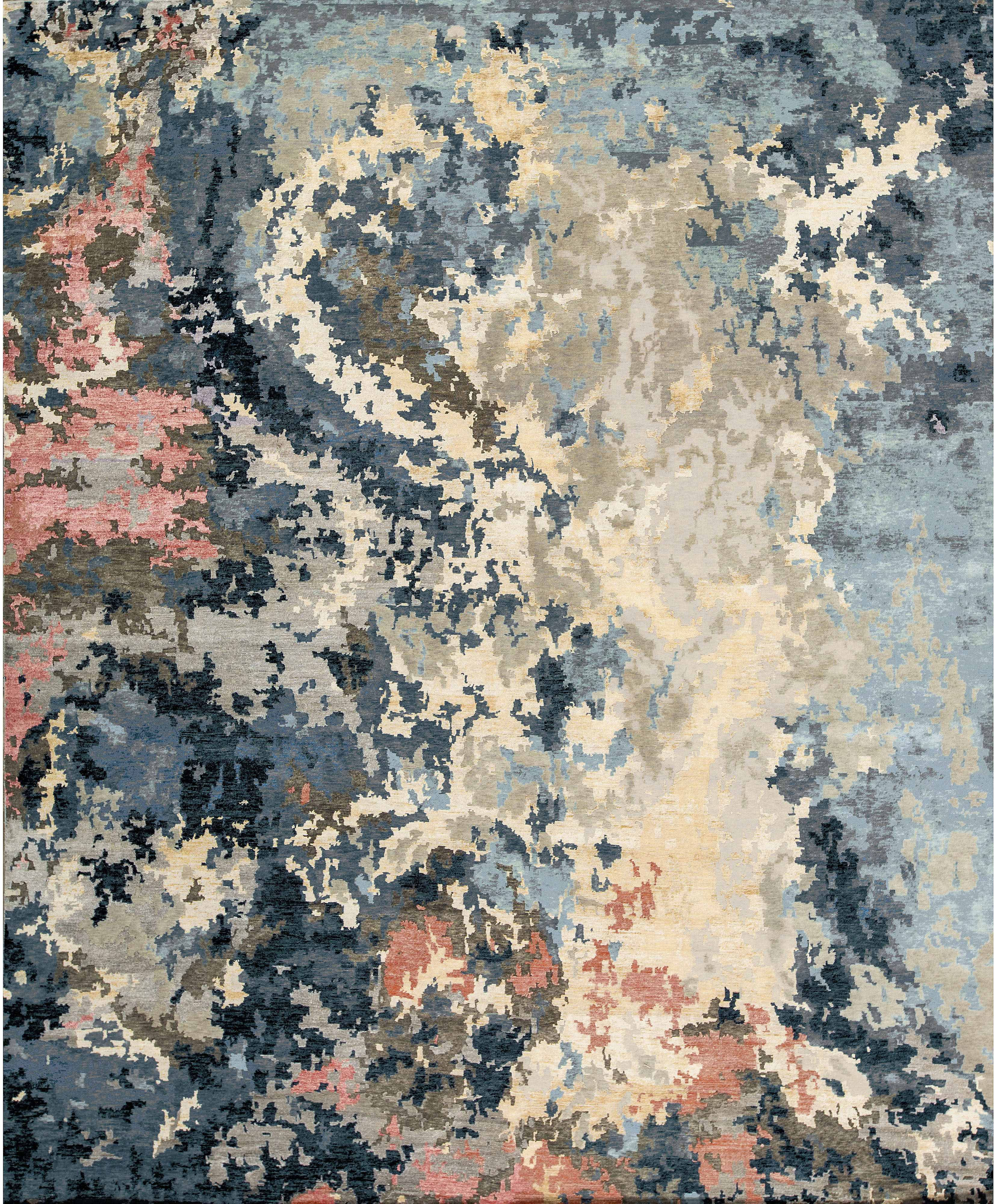 Contemporary Abstract Collection Rug K921686 921275 Lavender