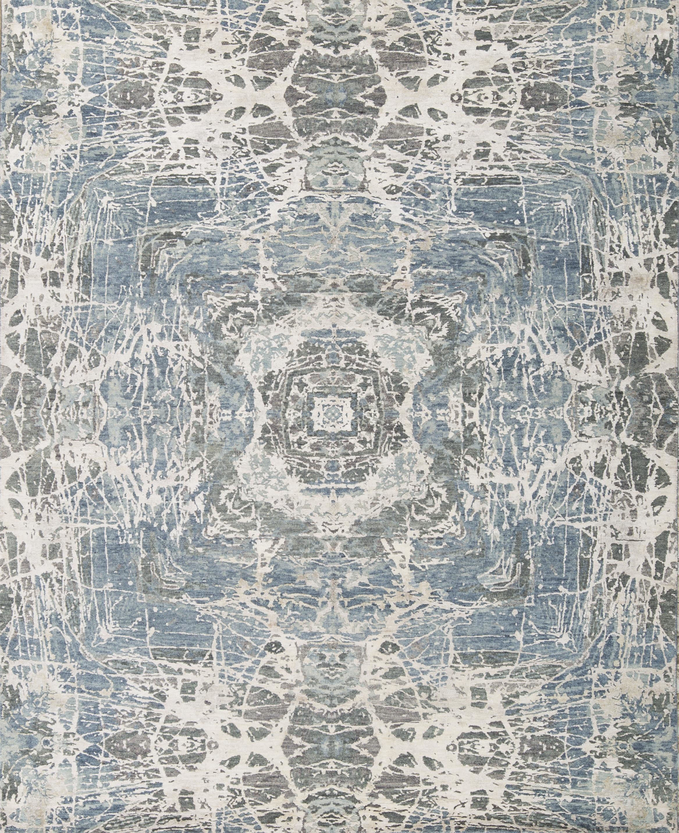 Contemporary Abstract Rug K930318 Lavender Oriental Carpets