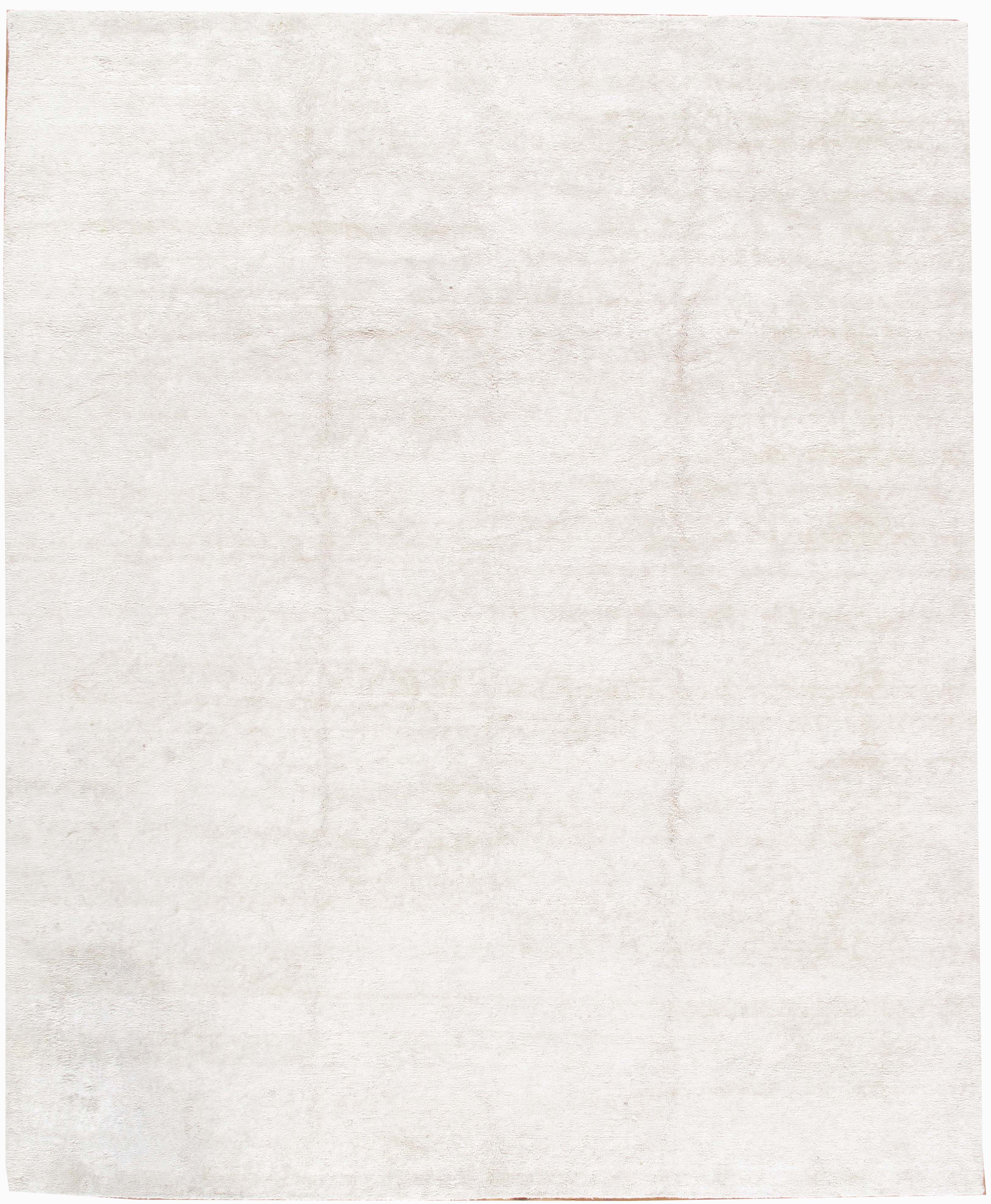 Contemporary Linen Solid Ivory Modern Area Rugs - KC1034 - Lavender ...