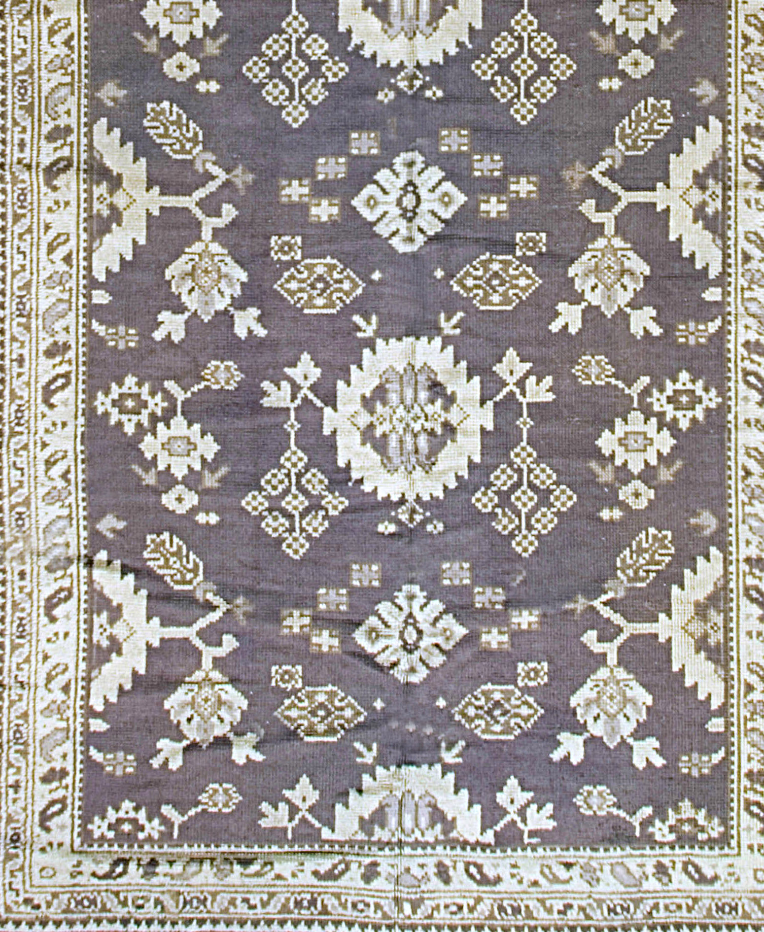 Antique Irish Donegal Arts & Crafts Rug M1801 Lavender Oriental Carpets