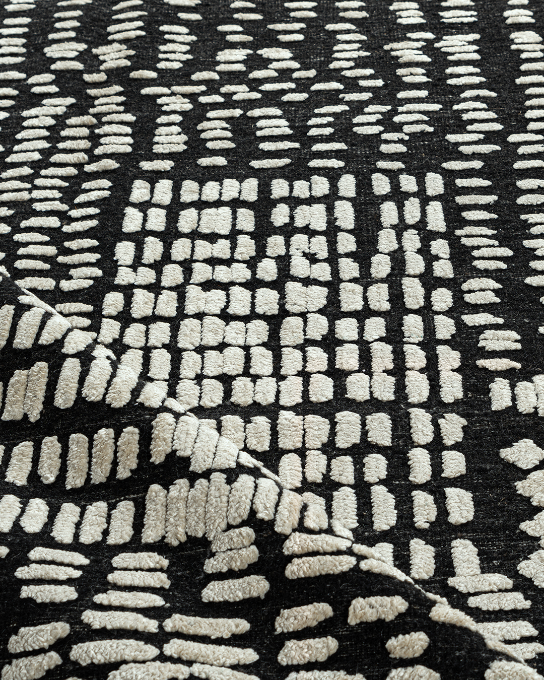 Hi Low Luxe Ivory Charcoal Rugs N Lavender Oriental Carpets