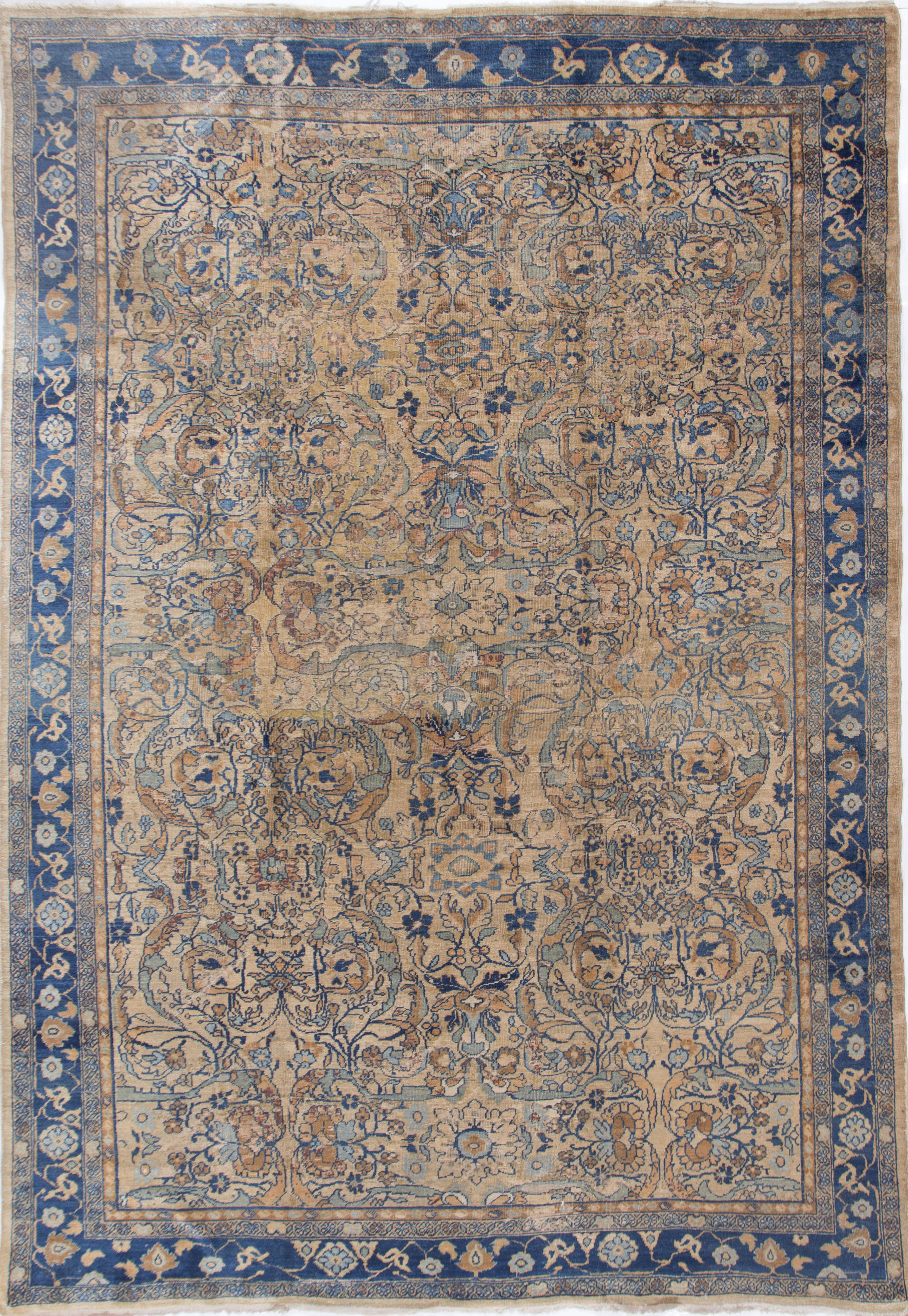 Antique Persian Feraghan Rug - Q435 - Lavender Oriental Carpets