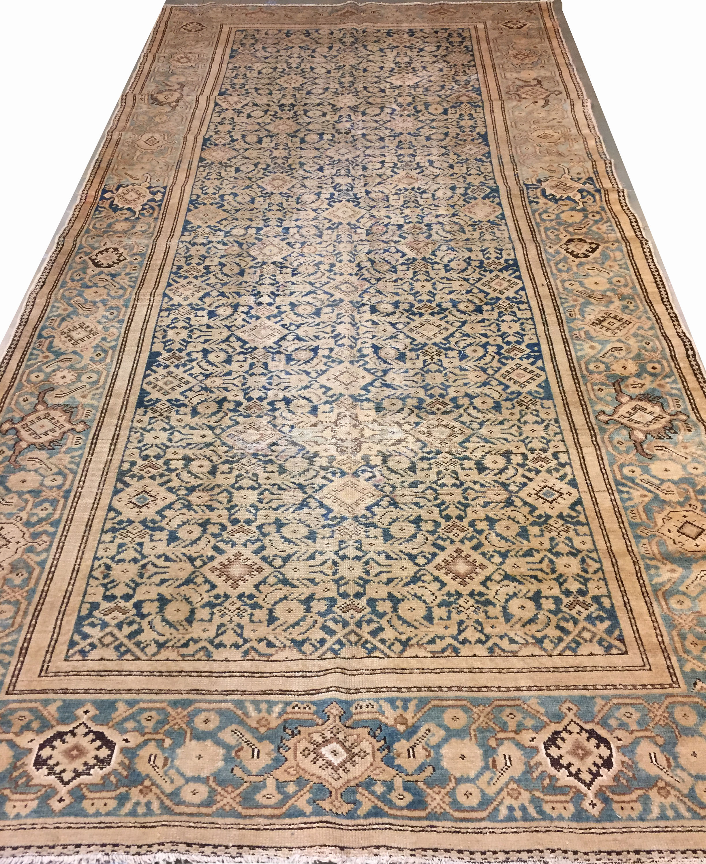 Antique Subdued Persian Malayer Rug Q790 Lavender Oriental Carpets