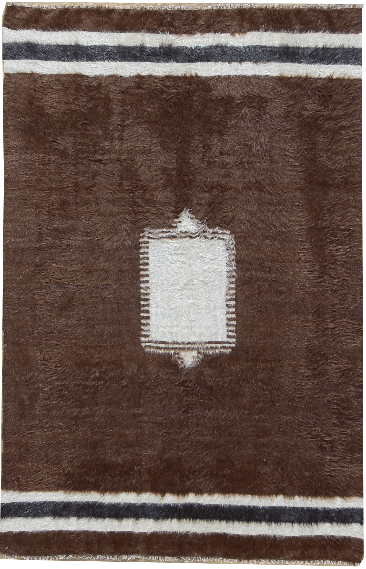 Vintage Turkish Mohair Rug U2764 Lavender Oriental Carpets