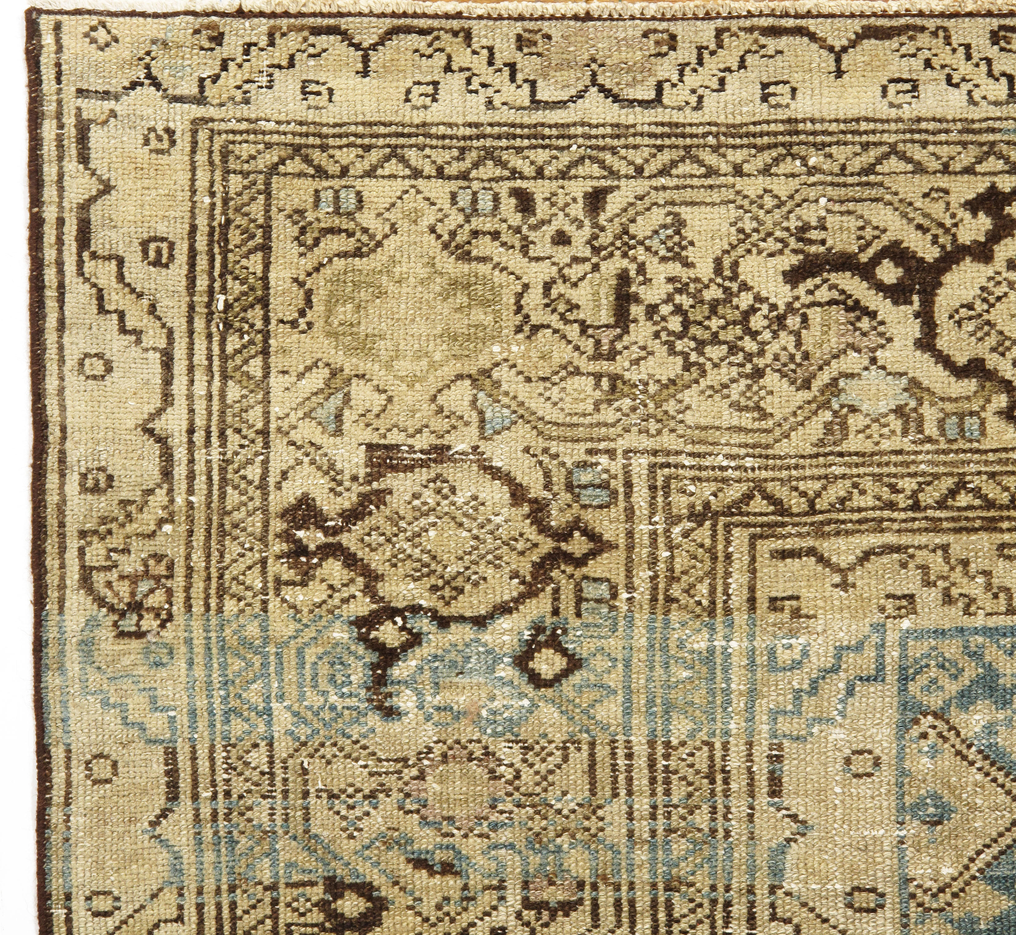 Antique Distressed Persian Malayer Rug U3002 Lavender Oriental Carpets