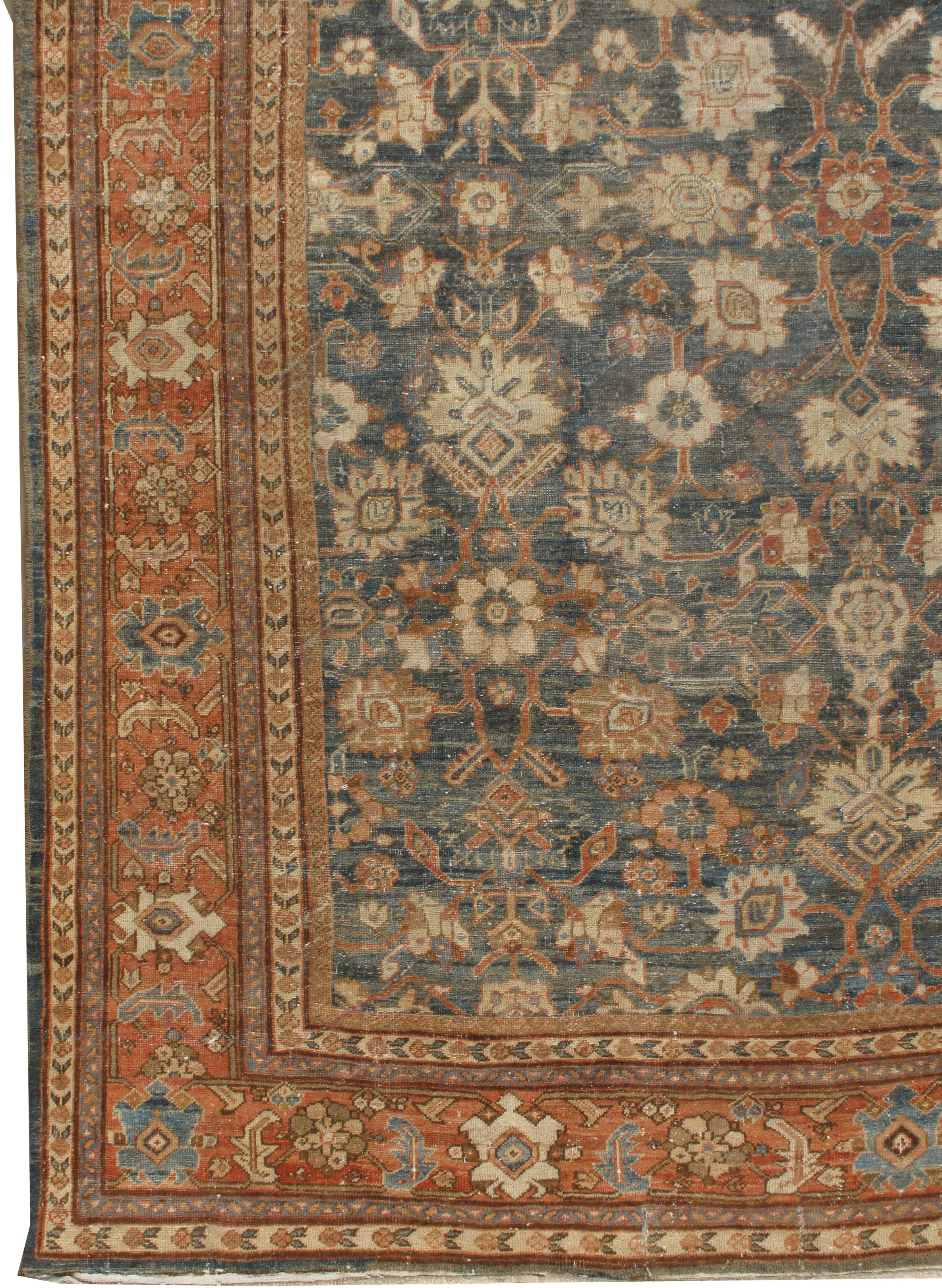 Antique Lightly Distressed Persian Sultanabad Rug U3104 Lavender Oriental Carpets