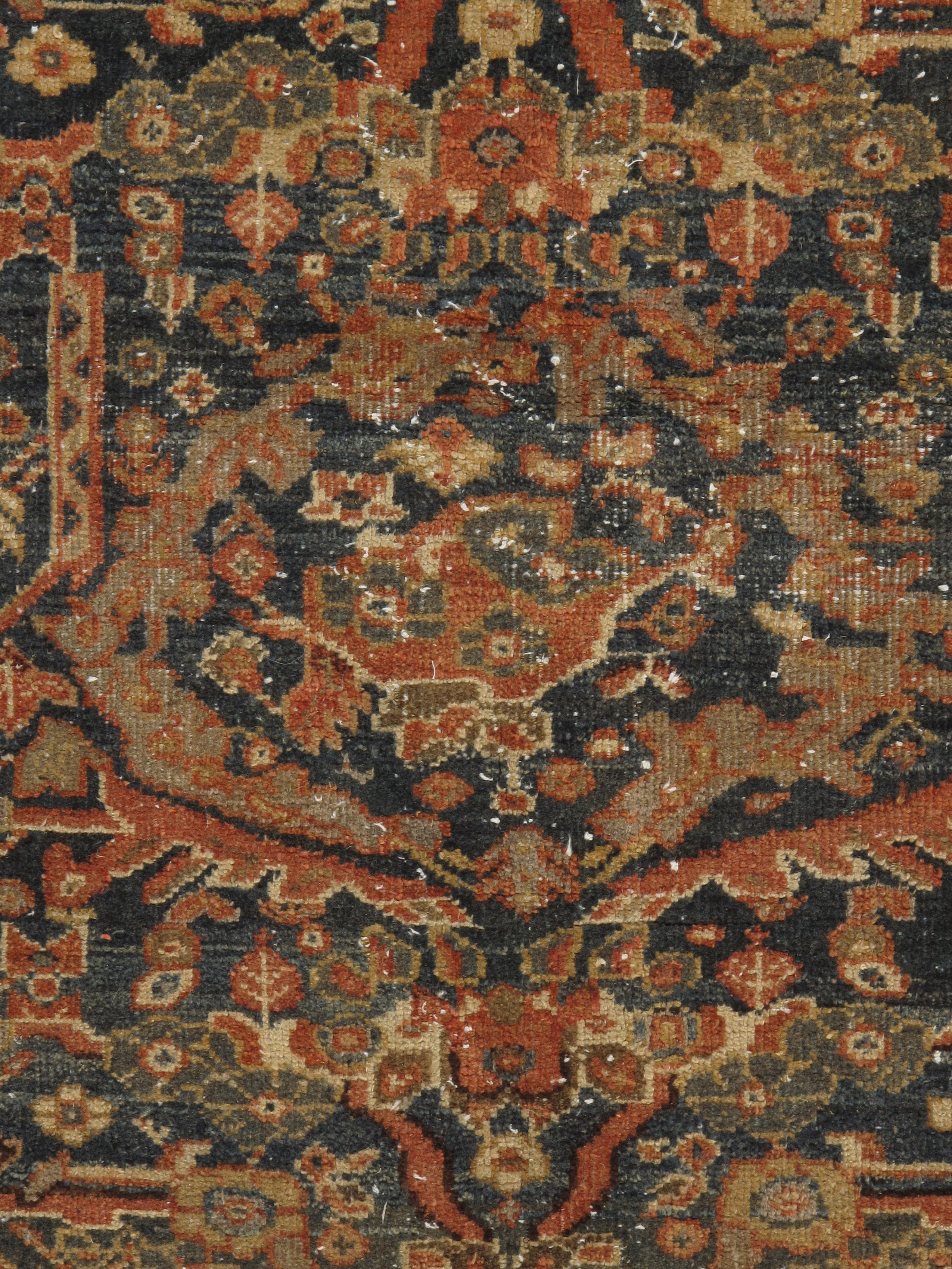 Persion Distressed Rug Antique Distressed Persian Mahal Rug - U-3183 - Lavender Oriental Carpets