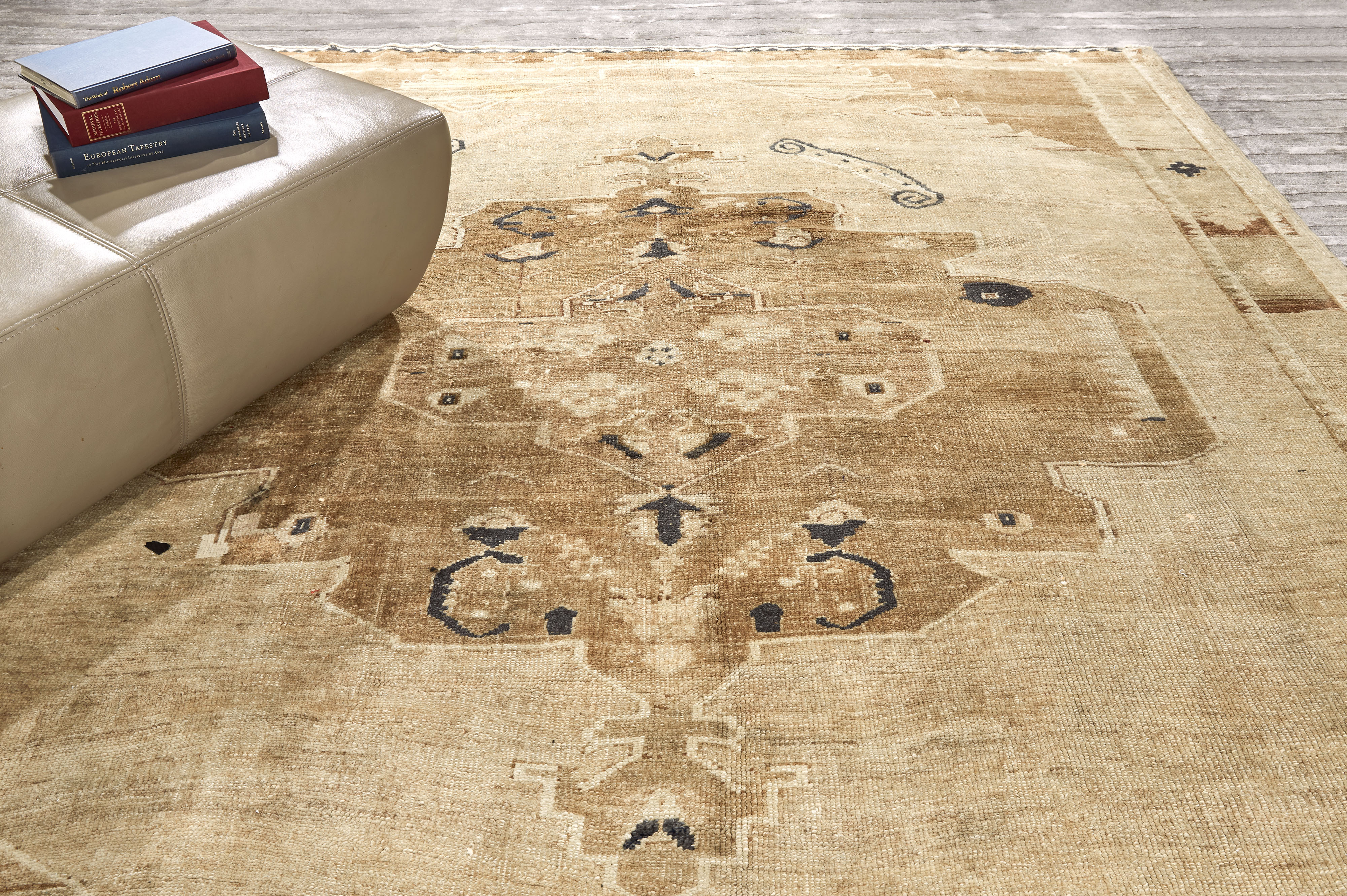 Vintage Turkish Kars Rug U3345 Lavender Oriental Carpets