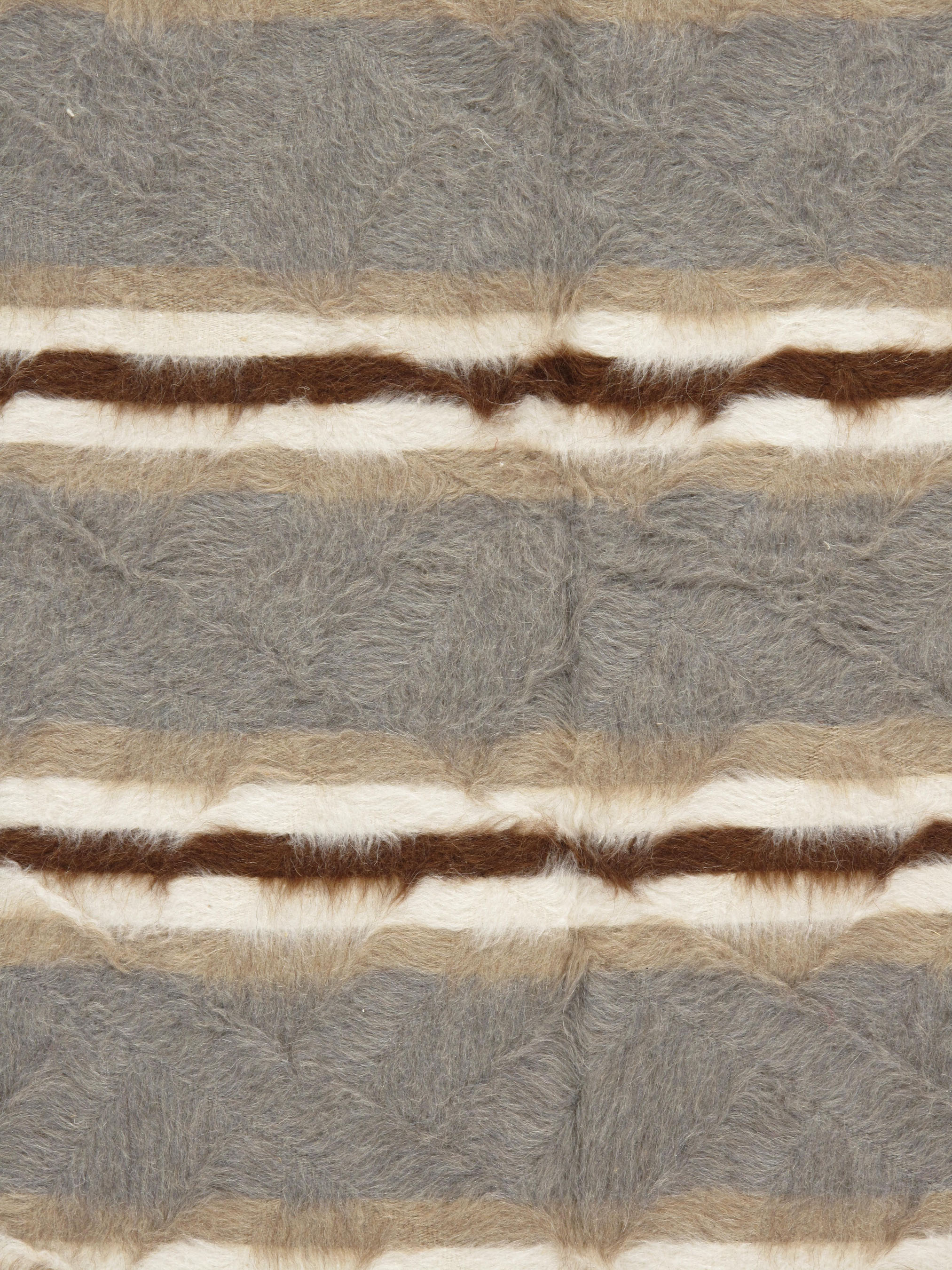 Vintage Turkish Mohair Rug U3731 Lavender Oriental Carpets