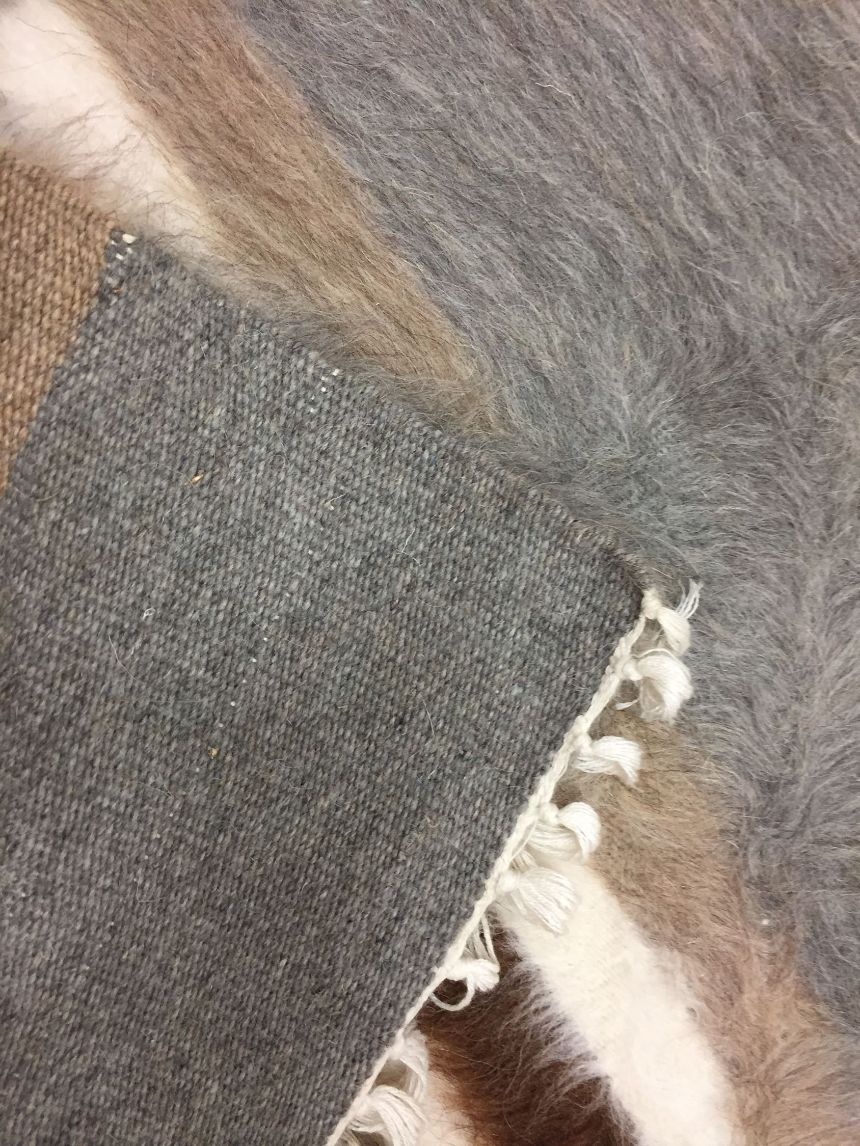 Vintage Turkish Mohair Rug U3731 Lavender Oriental Carpets