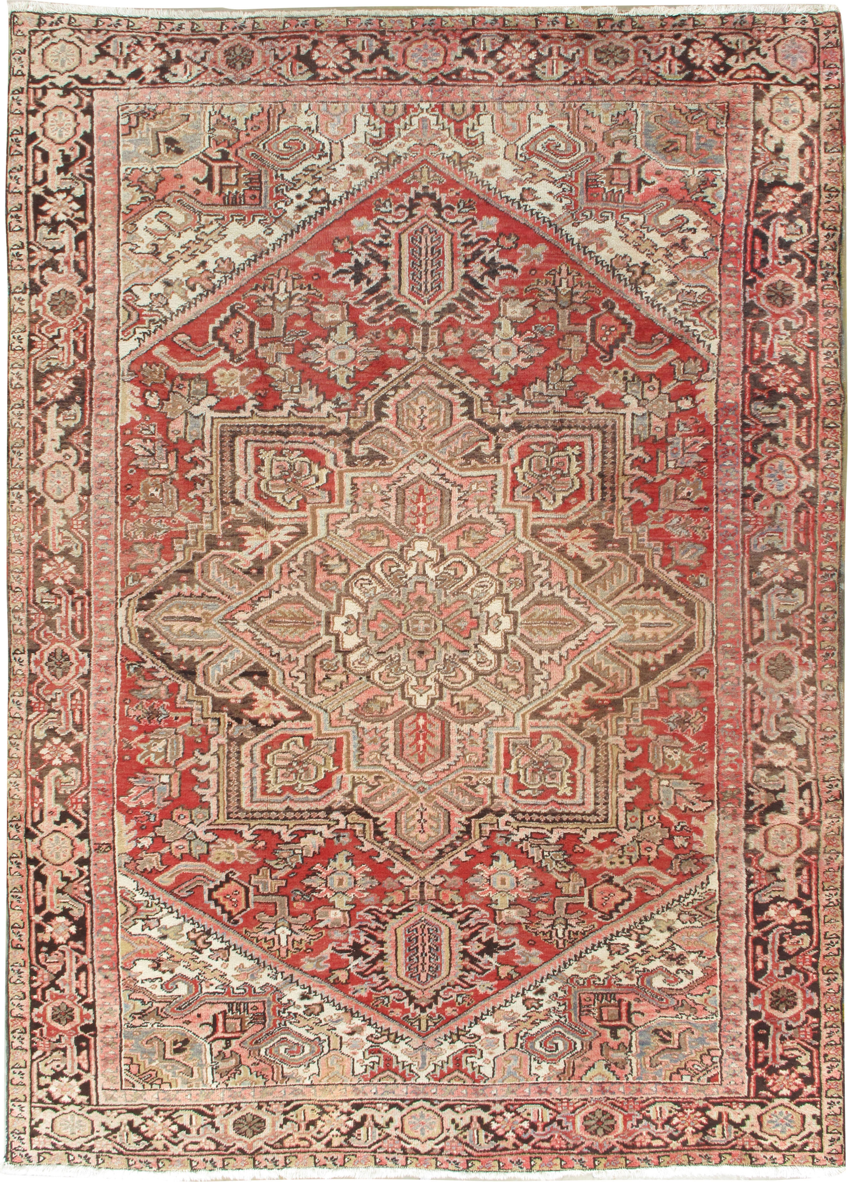 Vintage Persian Heriz Rug U4293 Lavender Oriental Carpets