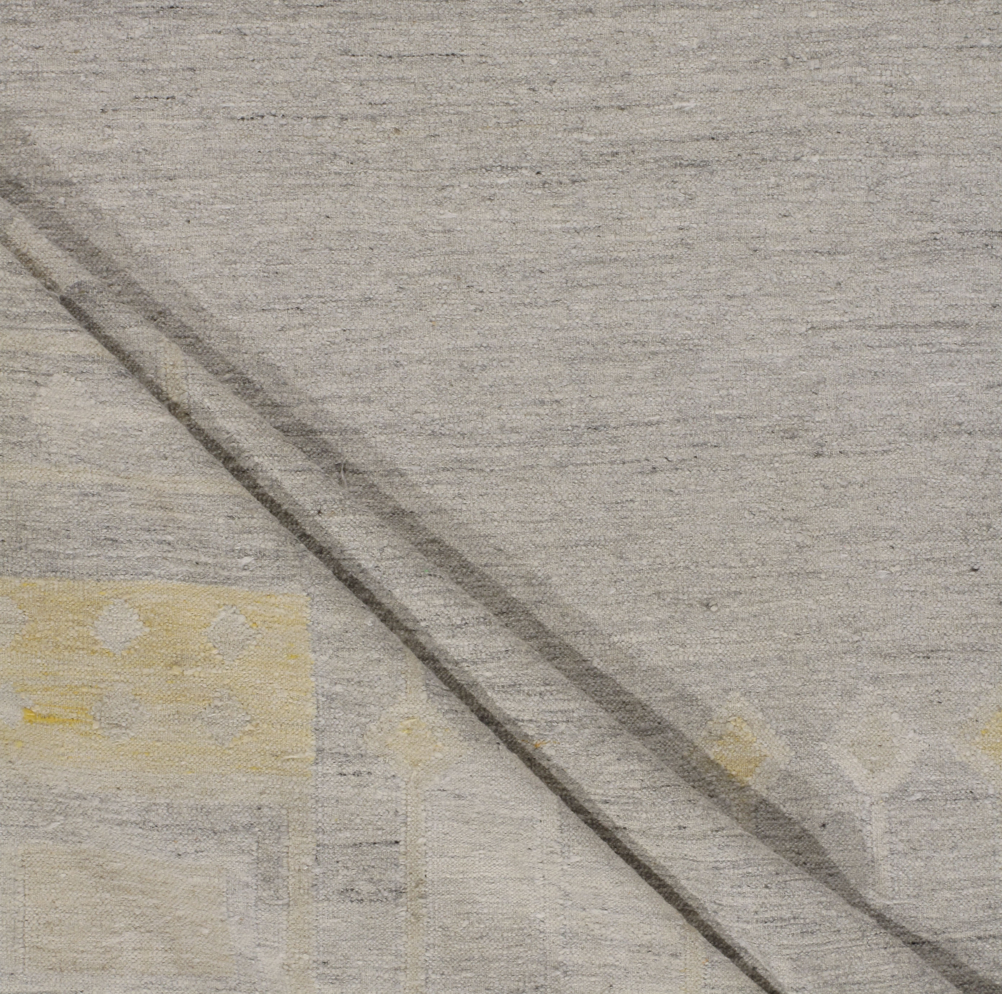 Scandinavian Swedish Style Flatweave Lollipop Silver Oatmeal Modern